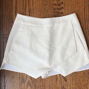 Aqua White Envelope Skirt